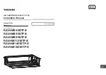 Preview for 1 page of Toshiba RAV-HM1101BTP-E Installation Manual