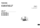 Preview for 1 page of Toshiba RAV-HM301MUT-E Installation Manual