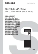 Toshiba RAV-RM1101FT-EN Service Manual preview