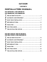 Preview for 4 page of Toshiba RAV-SM1100UT-E Service Manual