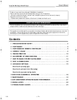 Preview for 2 page of Toshiba RAV-SM1104UT-E Owner'S Manual