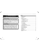 Preview for 2 page of Toshiba RAV-SM307KRTP-A Owner'S Manual