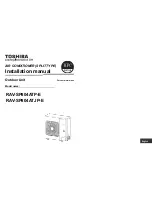 Preview for 1 page of Toshiba RAV-SP804ATJP-E Installation Manual