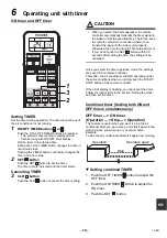 Preview for 11 page of Toshiba RBC-AXU31UM-E Owner'S Manual