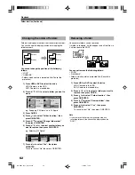 Preview for 62 page of Toshiba RD-85DTSB Owner'S Manual