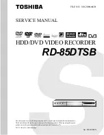 Toshiba RD-85DTSB Service Manual preview