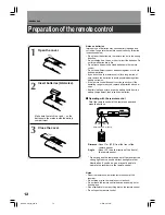 Preview for 12 page of Toshiba RD-X2U Owner'S Manual