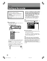 Preview for 26 page of Toshiba RD-X2U Owner'S Manual