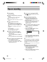 Preview for 90 page of Toshiba RD-X2U Owner'S Manual