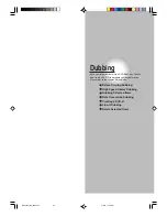 Preview for 135 page of Toshiba RD-X2U Owner'S Manual