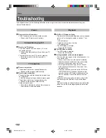 Preview for 184 page of Toshiba RD-X2U Owner'S Manual