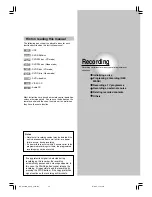 Preview for 25 page of Toshiba RD-XS24SB Owner'S Manual