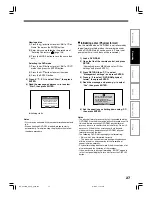 Preview for 27 page of Toshiba RD-XS24SB Owner'S Manual