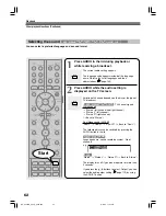 Preview for 62 page of Toshiba RD-XS24SB Owner'S Manual