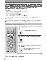 Preview for 40 page of Toshiba RD-XS35SC Owner'S Manual