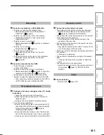 Preview for 161 page of Toshiba RD-XS35SC Owner'S Manual