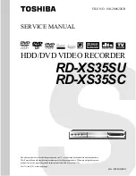 Toshiba RD-XS35SC Service Manual preview