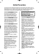 Preview for 2 page of Toshiba REGZA AV Digital Series Owner'S Manual