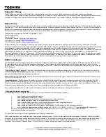 Preview for 4 page of Toshiba S3-S411TD Specifications