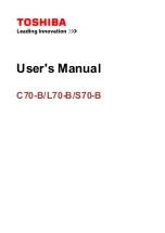 Preview for 1 page of Toshiba S70-B User Manual