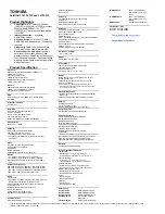 Preview for 1 page of Toshiba Satellite 1675CDS Specifications