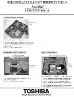 Preview for 6 page of Toshiba Satellite 2230 Series Field Replaceable Unit Documentation