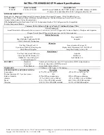 Preview for 4 page of Toshiba Satellite 2590CDT Specifications