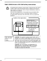 Preview for 6 page of Toshiba SATELLITE 2610 Series User Manual