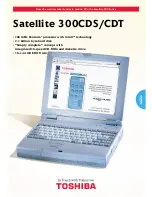 Toshiba Satellite 300CDS Specifications preview