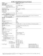 Toshiba Satellite 305CDS Specification Sheet preview