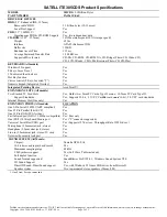 Preview for 2 page of Toshiba Satellite 305CDS Specification Sheet