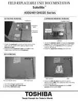 Preview for 2 page of Toshiba Satellite 4000 Series Documentation