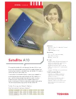 Toshiba Satellite A10 Series Brochure preview