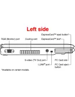 Preview for 6 page of Toshiba Satellite A105-S4012 Specification