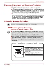 Preview for 11 page of Toshiba Satellite A660 Series User Manual