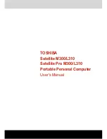 Toshiba SATELLITE L310 User Manual preview