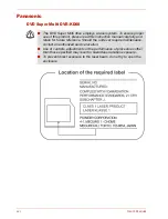 Preview for 16 page of Toshiba SATELLITE L310 User Manual