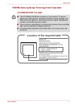 Preview for 5 page of Toshiba Satellite L40-ASP4261LM User Manual