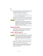 Preview for 8 page of Toshiba Satellite L40 User Manual