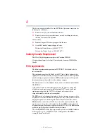 Preview for 4 page of Toshiba Satellite L510 Series User Manual