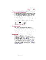 Preview for 41 page of Toshiba Satellite L510 Series User Manual