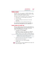 Preview for 97 page of Toshiba Satellite L510 Series User Manual