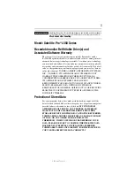 Preview for 3 page of Toshiba Satellite L550-ST5708 Resource Manual