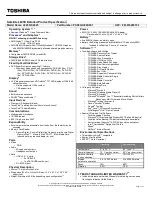 Preview for 1 page of Toshiba Satellite L645D Specifications