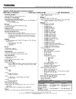 Preview for 1 page of Toshiba Satellite L755D-S5227 Specifications