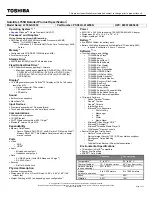 Preview for 1 page of Toshiba Satellite L755D-S5359 Specifications