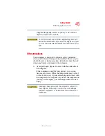 Preview for 45 page of Toshiba Satellite M30X User Manual