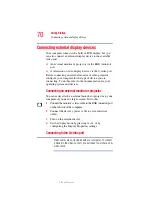 Preview for 70 page of Toshiba Satellite M30X User Manual