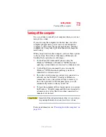 Preview for 73 page of Toshiba Satellite M30X User Manual