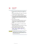 Preview for 78 page of Toshiba Satellite M30X User Manual